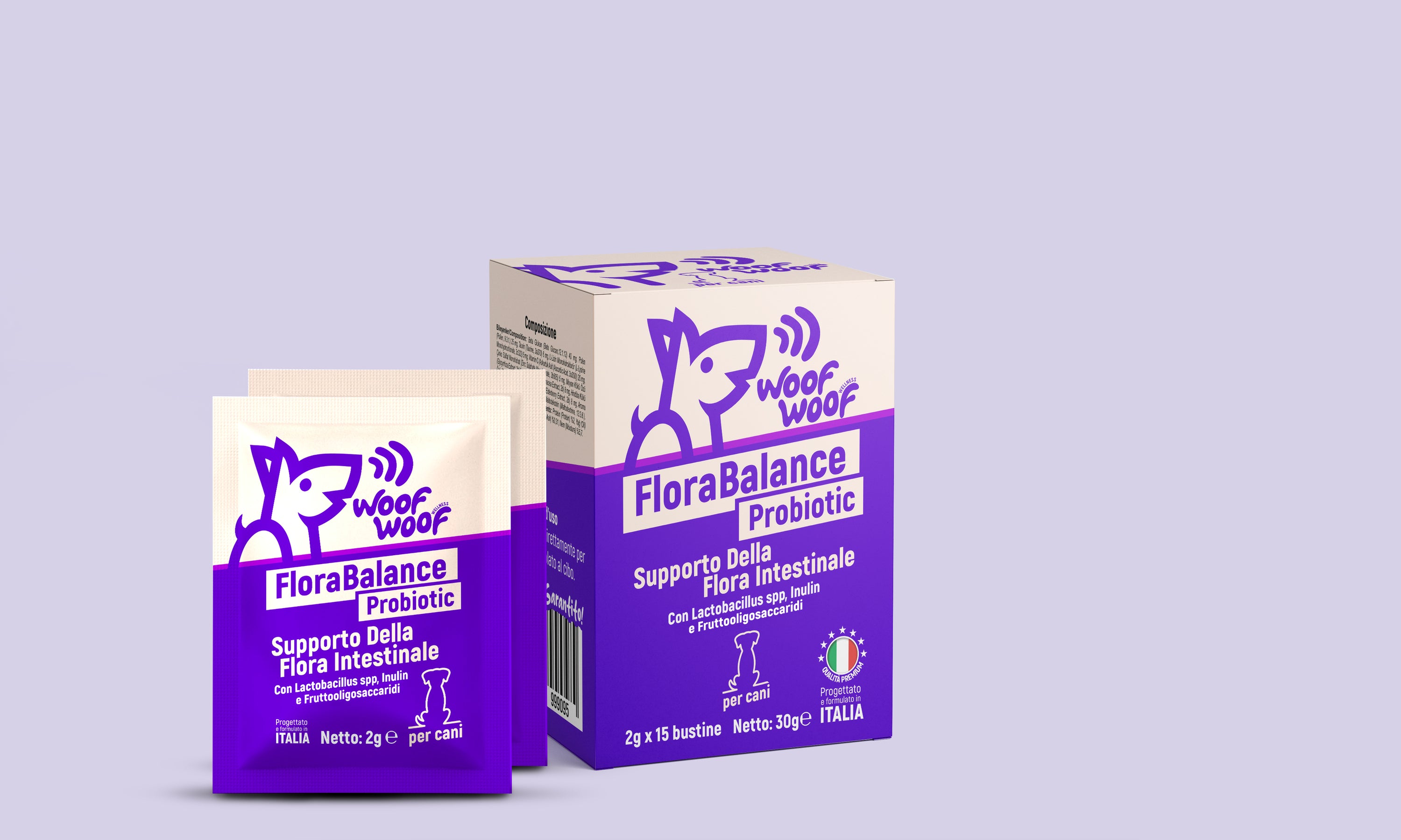 Probiotico Per Cani – 15 bustine/30gr WOOF WOOF