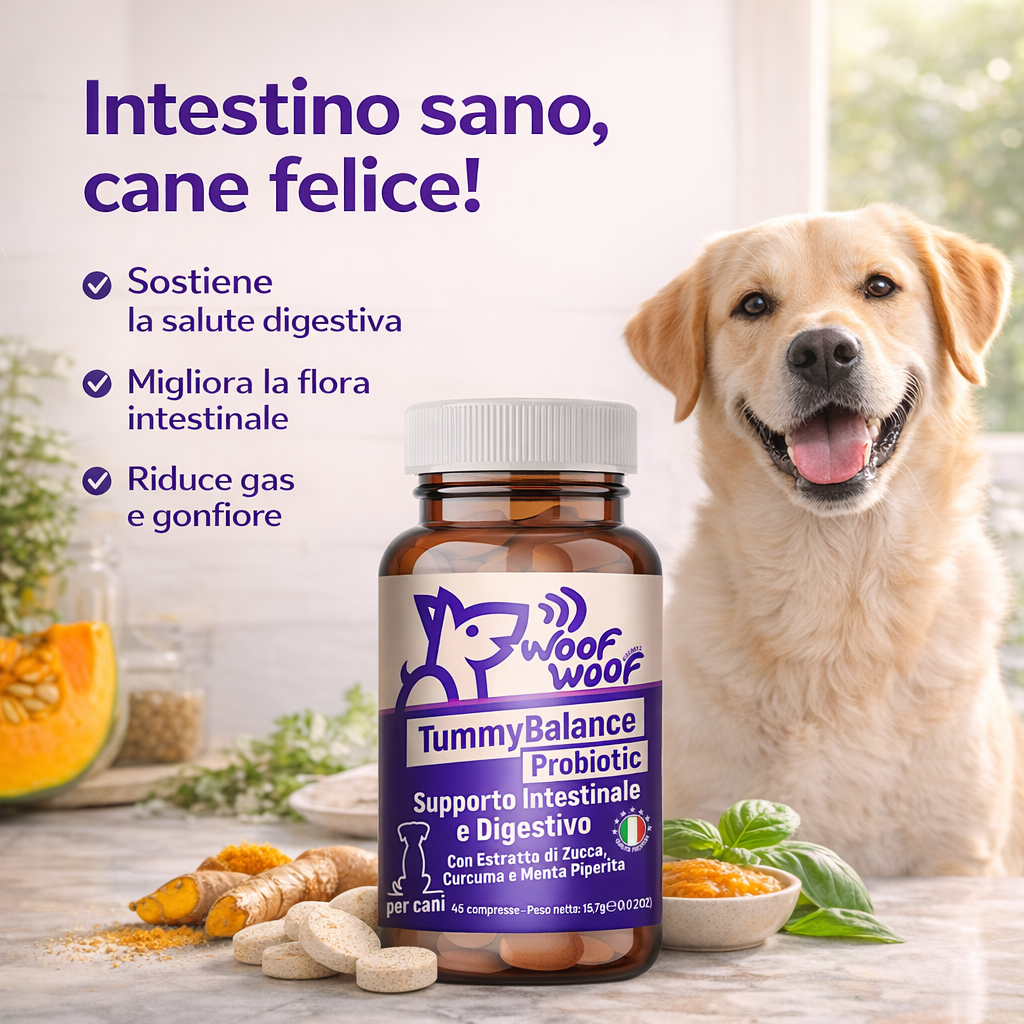 Probiotico Per La Digestione – 45 compresse WOOF WOOF