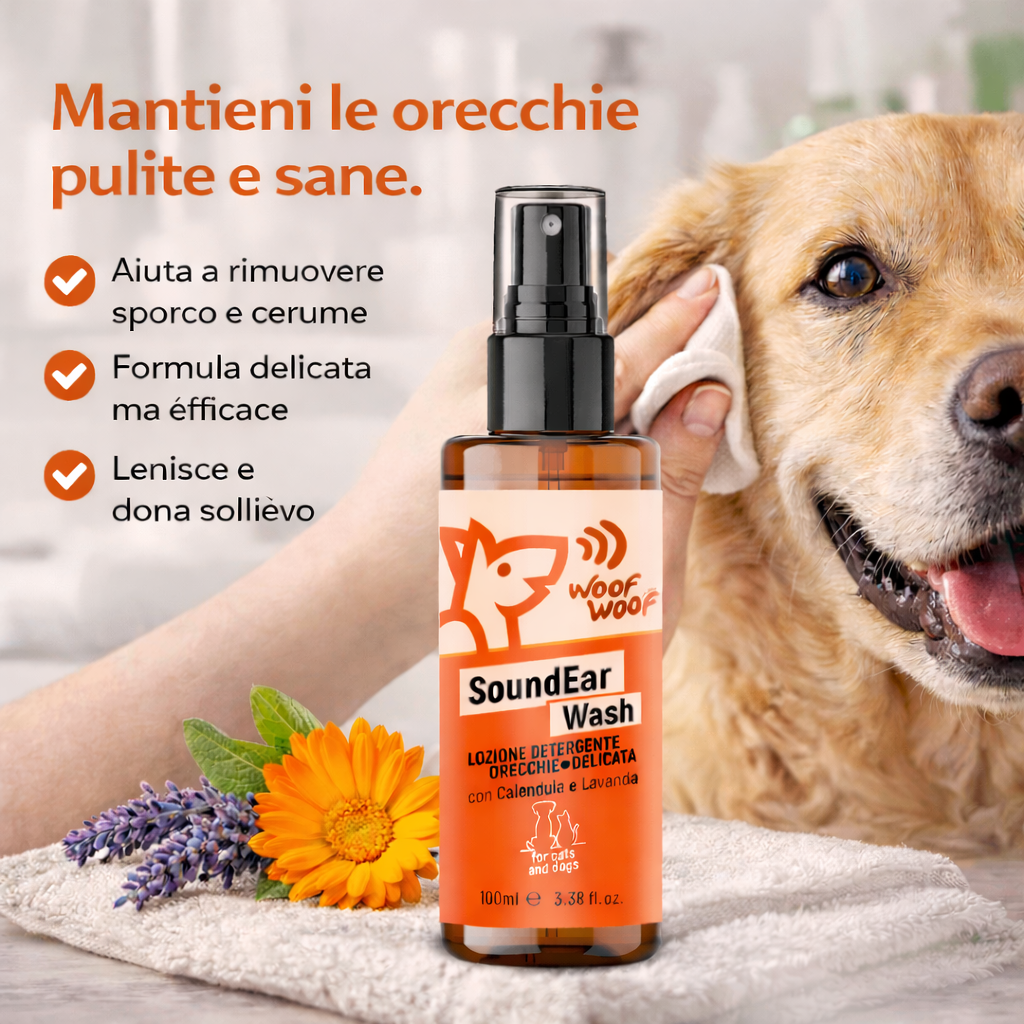 Detergente Orecchie – 100ml WOOF WOOF