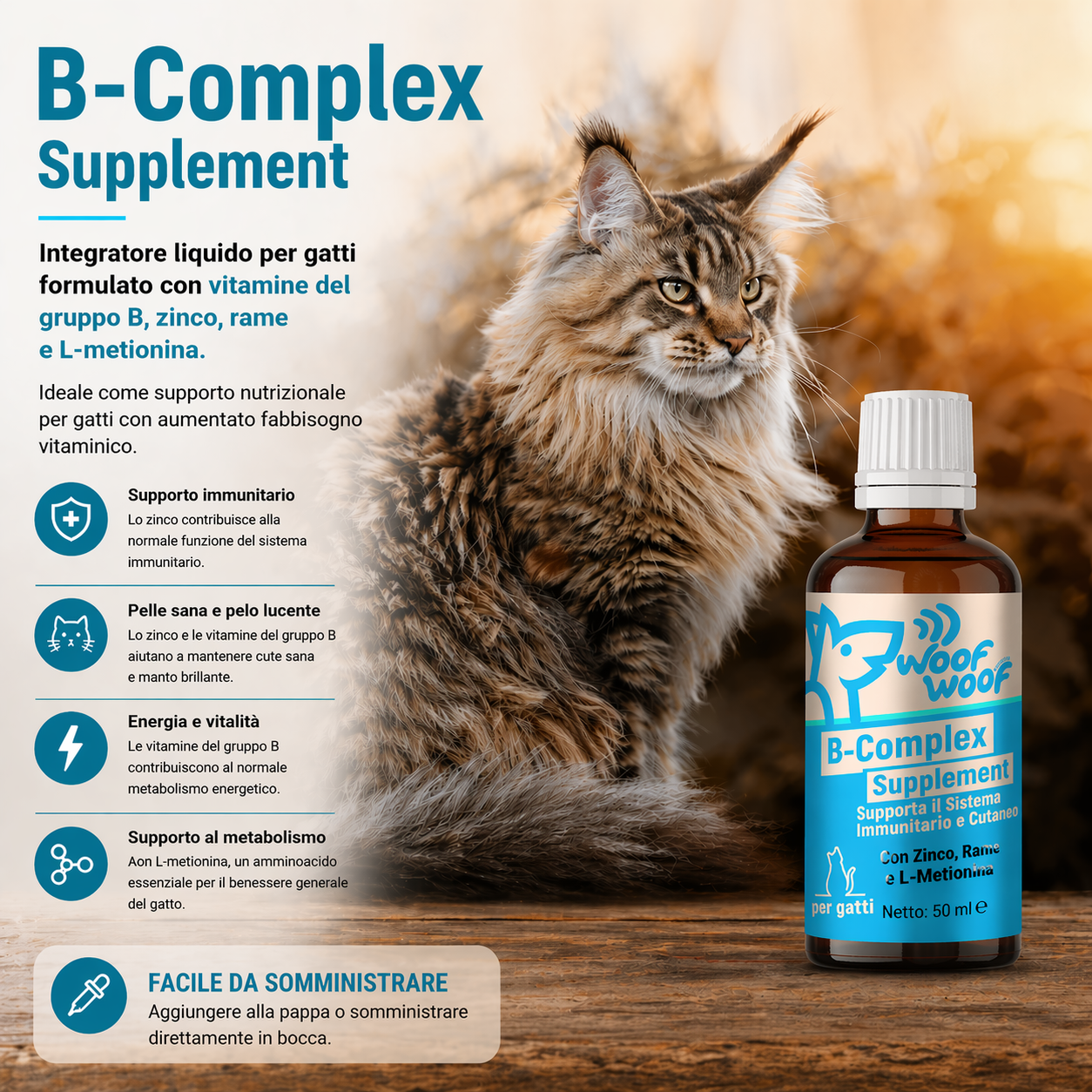 Vitamine Del Gruppo B – 50ml WOOF WOOF
