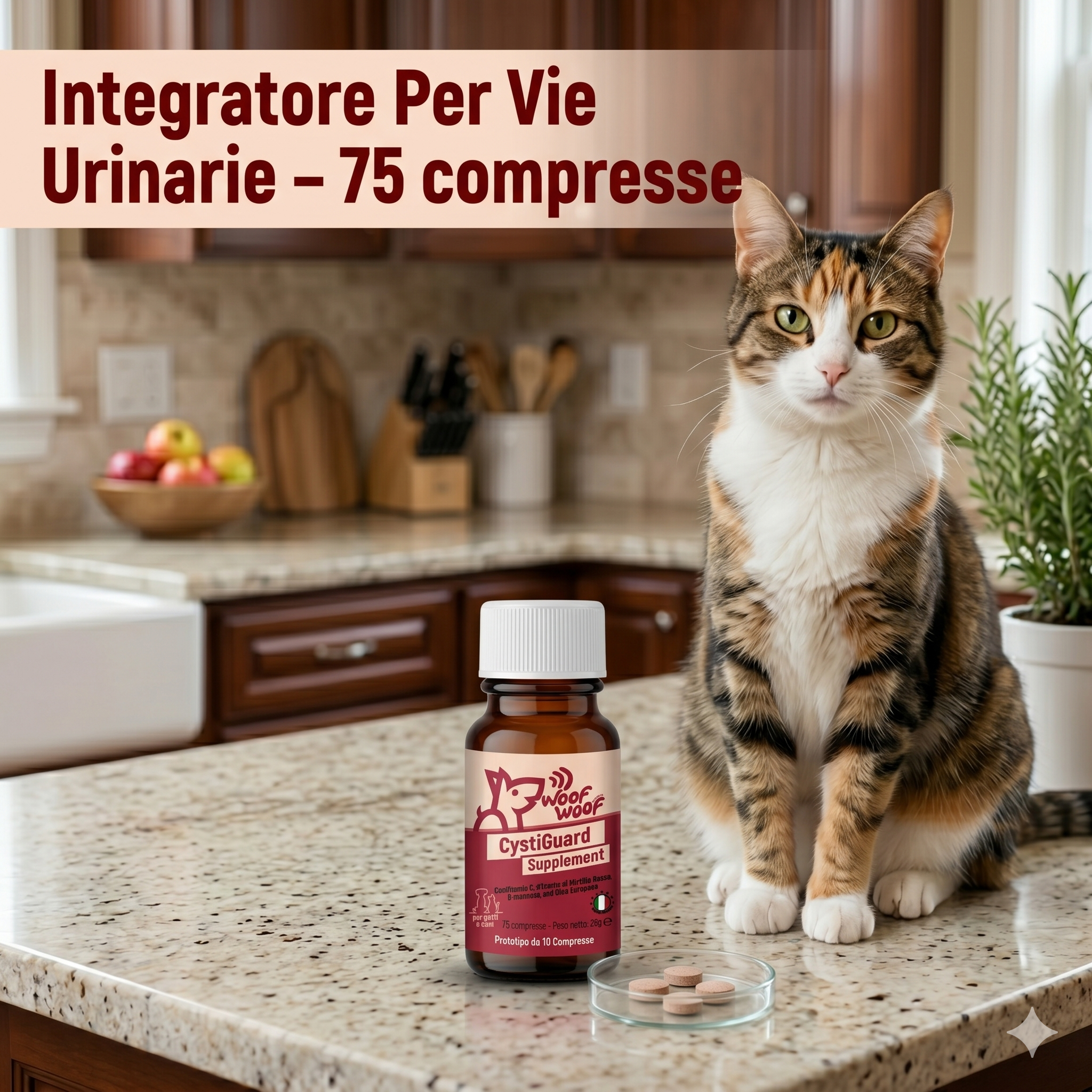 Integratore Per Vie Urinarie – 75 compresse WOOF WOOF