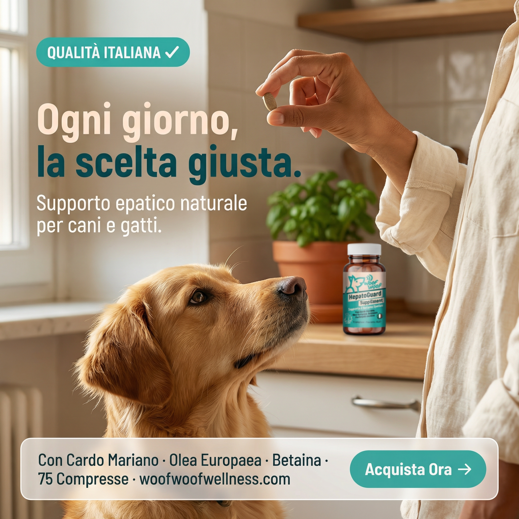 Integratore Per Il Fegato – 75 compresse WOOF WOOF