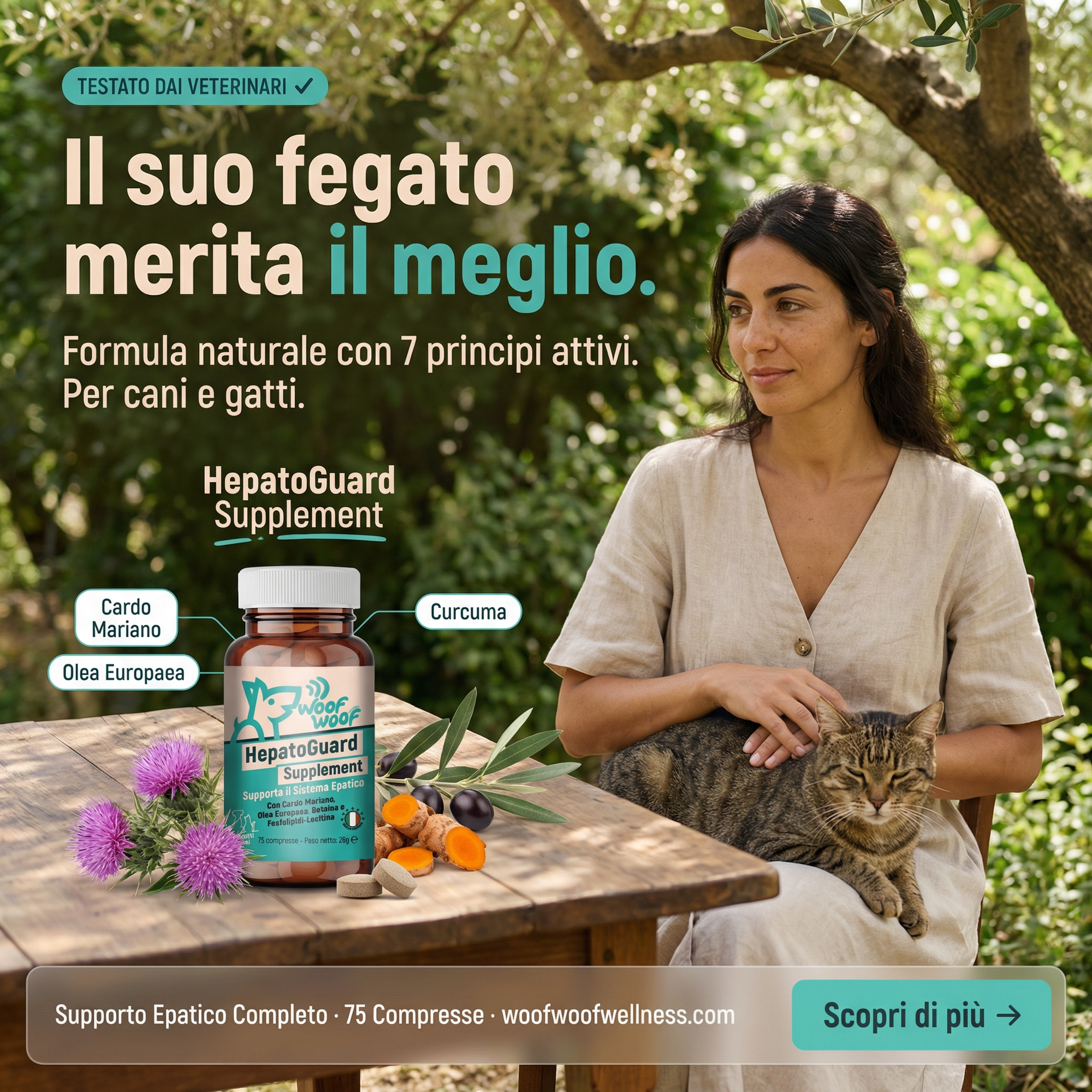 Integratore Per Il Fegato – 75 compresse WOOF WOOF